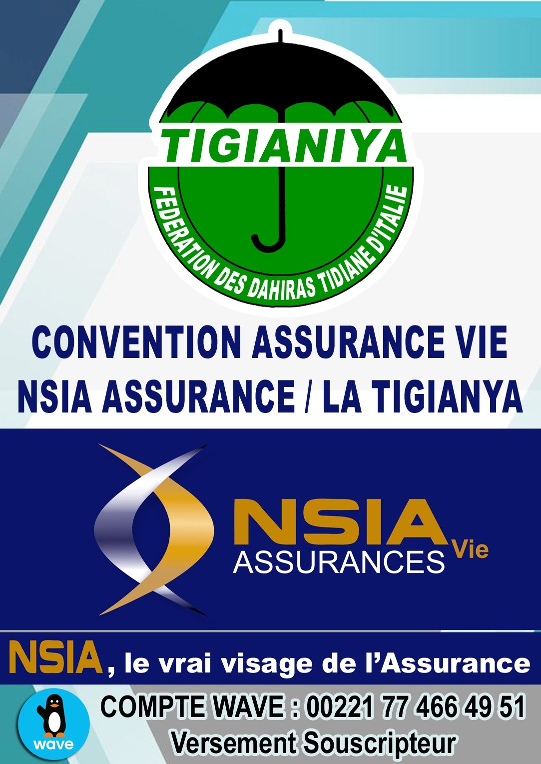 Signature de la convention entre NSIA Assurance Vie et la Fédération La TIGIANYA
