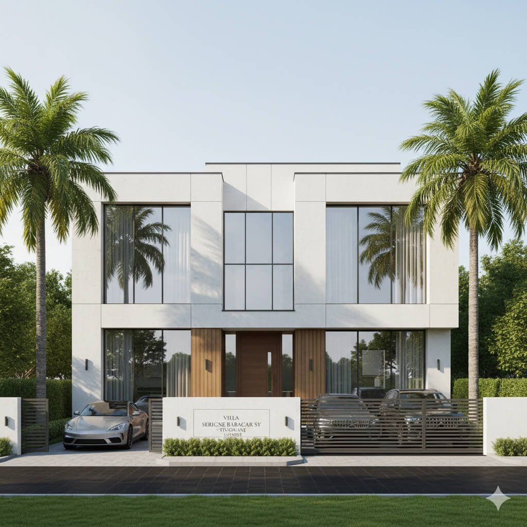 Maison moderne du projet GIE La TIGIANYA à Yadjine