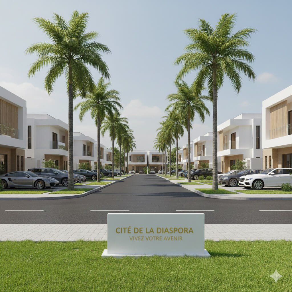 Vue générale de la Cité de la Diaspora