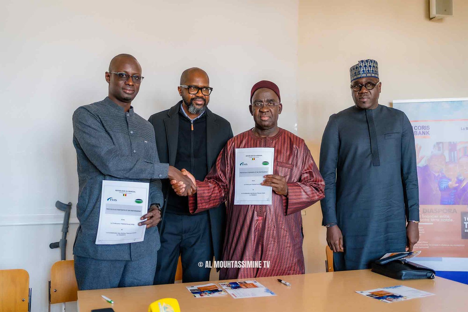 Signature convention Cité de la Diaspora Tivaouane Gamou Treviso 2026